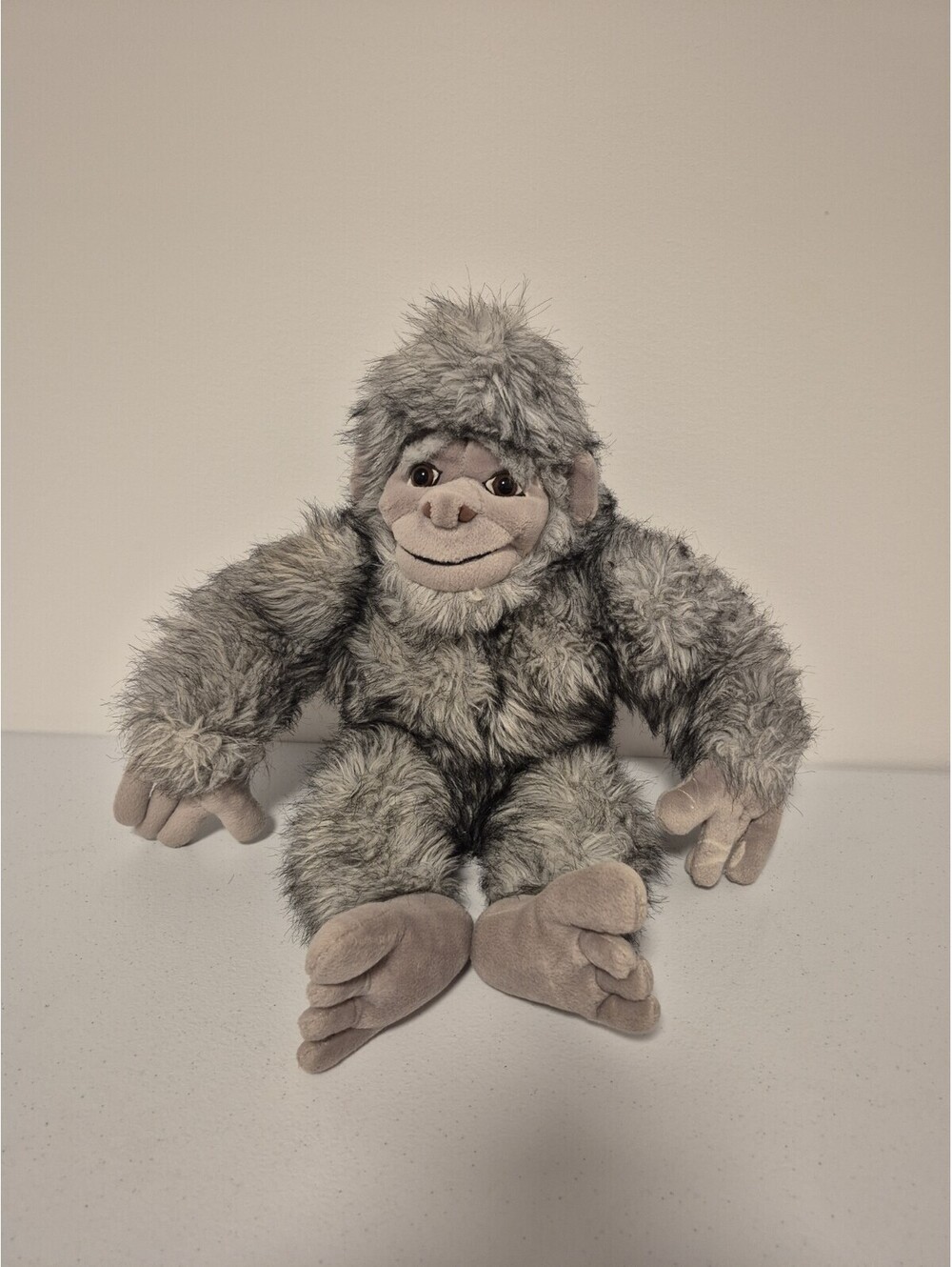 Vintage 1994 Zeke O'Connor Yeti 20" Plush Gray Big Foot Sasquatch Stuffed Animal